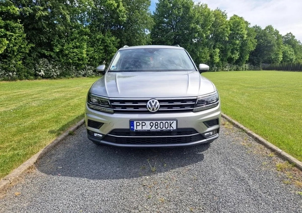 Volkswagen Tiguan cena 99000 przebieg: 78000, rok produkcji 2018 z Sława małe 254